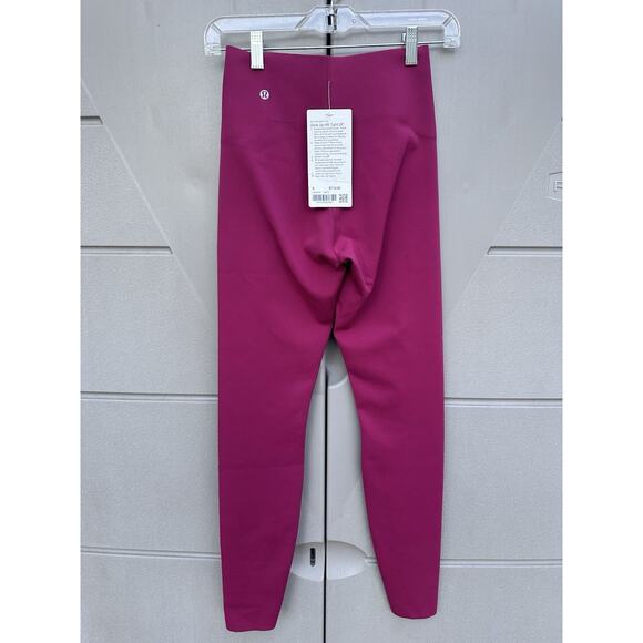 Lululemon Glow Up Super-High-Rise Tight 28" Magenta Smoke size 6 NWT - Picture 5 of 11